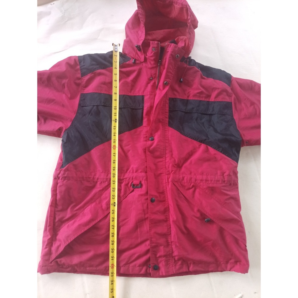 Baru Sports Mens XL 3-in-1 Hooded Winter Coat Ski Jacket Red Black RN 129362